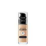 Revlon ColorStay Foundation Combination & Oily Skin SPF15 - 220 Natural Beige - foundation container isolated on a white background