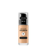Revlon ColorStay Foundation Combination & Oily Skin SPF15 - 240 Medium Beige - foundation container isolated on a white background