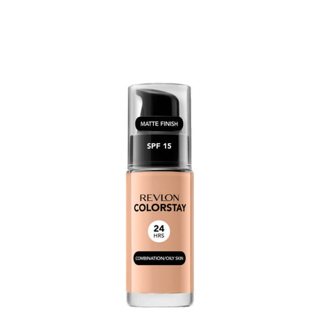 Revlon ColorStay Foundation Combination & Oily Skin SPF15 - 320 True Beige - foundation container isolated on a white background