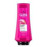 Schwarzkopf Gliss Supreme Length Hair Conditioner Long Hair - retail hair-care container isolated on a white background