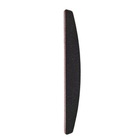 Sunone Crescent Black Nail File 100/180 - isolated on a white background