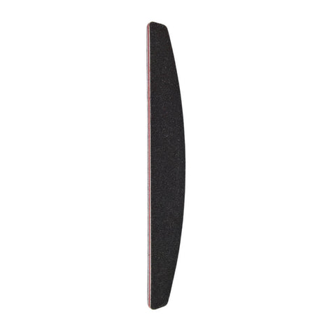 Sunone Crescent Black Nail File 100/180 - isolated on a white background
