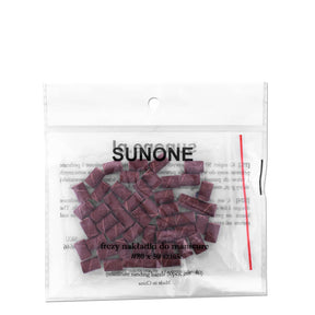 Sunone Manicure & Pedicure Sanding Bands 50pcs - 80 - isolated on a white background