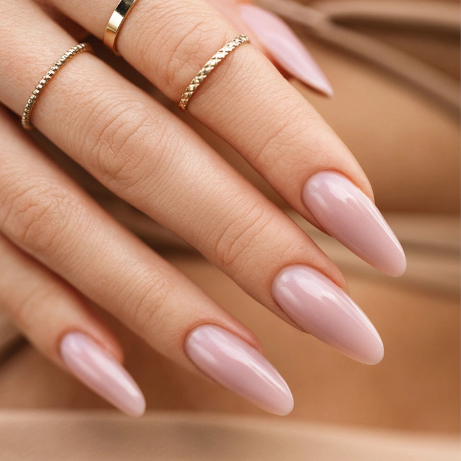 Victoria Vynn Bottle Gel One Phase Naked Nude - colour shown on manicured nails
