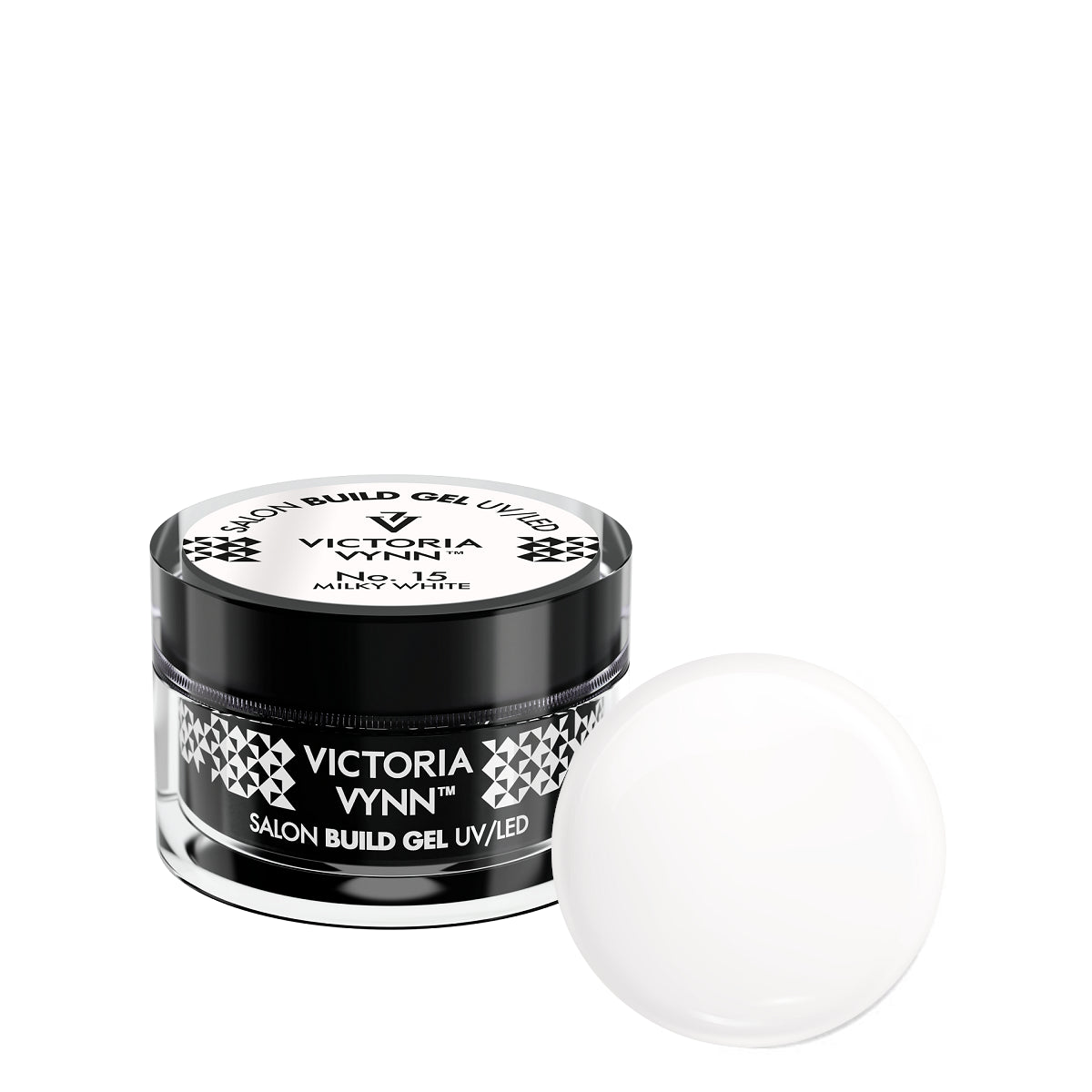 Victoria Vynn Builder Gel UV/LED Milky White 15 - product colour shown on a white background
