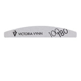 Victoria Vynn Crescent Grey Nail Files 100/180 10pcs - isolated on a white background