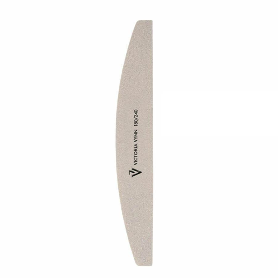 Victoria Vynn Crescent Nail File 180/240 - isolated on a white background