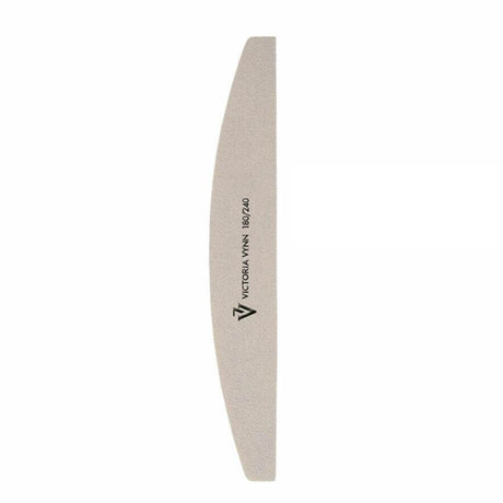 Victoria Vynn Crescent Nail File 180/240 - isolated on a white background