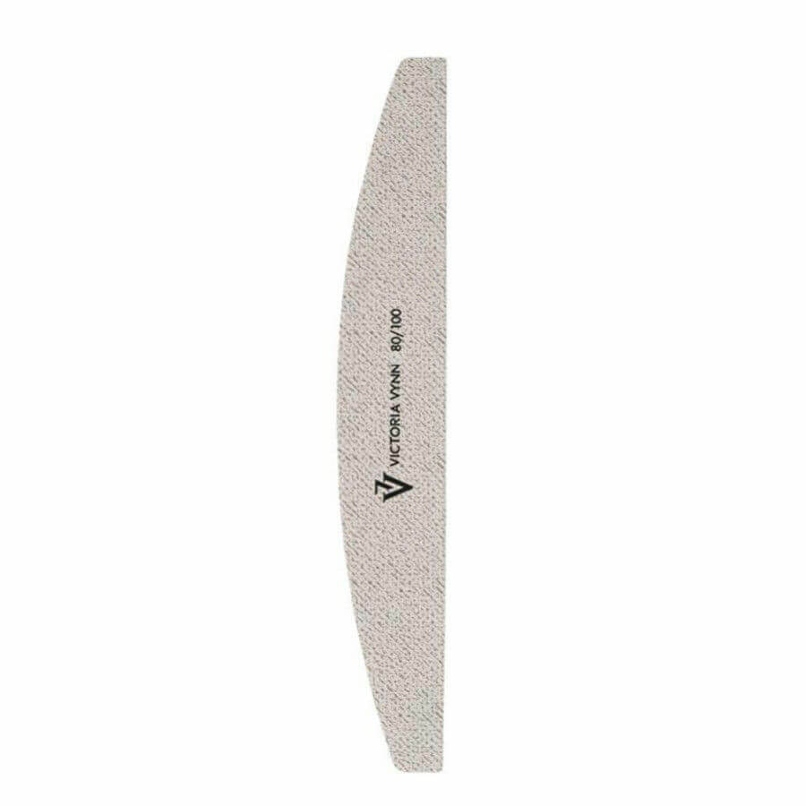 Victoria Vynn Crescent Nail File 80/100 - isolated on a white background