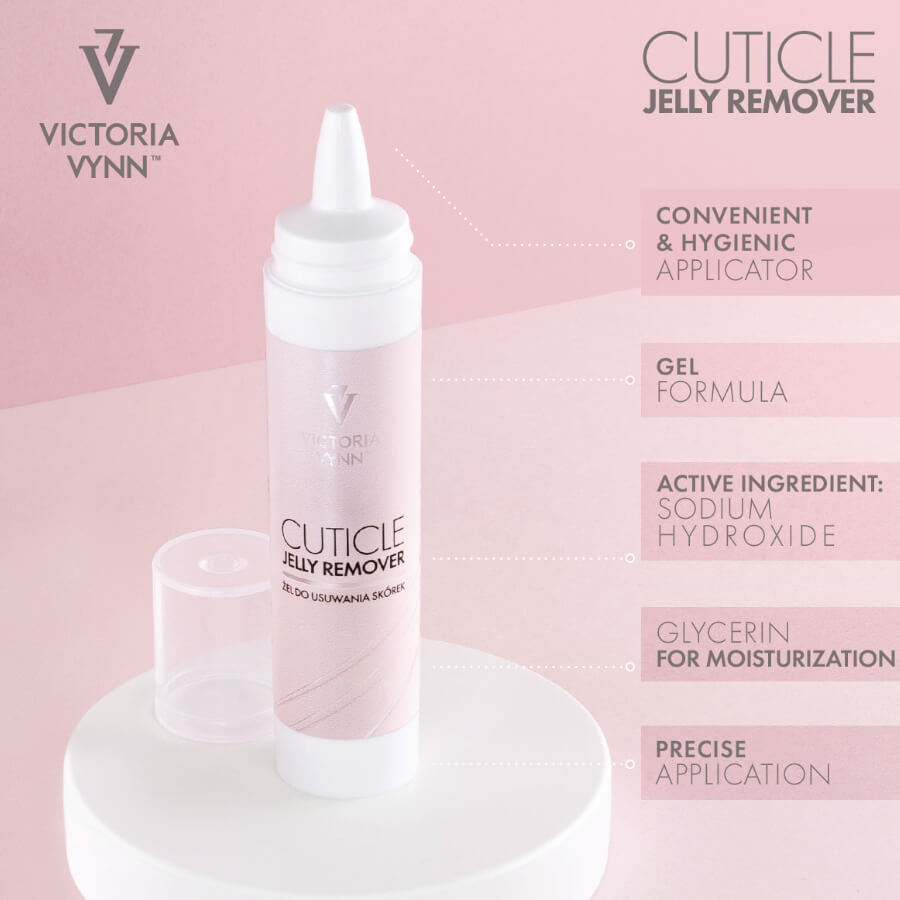 Victoria Vynn Cuticle Jelly Remover - close-up of product details