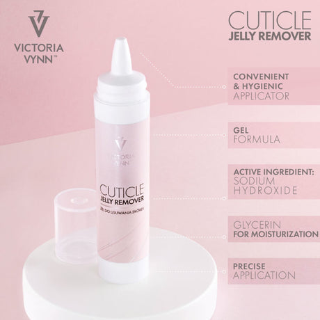 Victoria Vynn Cuticle Jelly Remover - close-up of product details