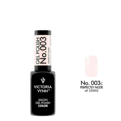 Victoria Vynn Gel Polish Color 003 Perfectly Nude - product colour shown on a white background