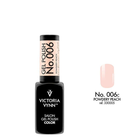 Victoria Vynn Gel Polish Color 006 Powdery Peach - product colour shown on a white background