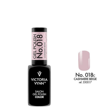 Victoria Vynn Gel Polish Color 018 Cashmere Beige - product colour shown on a white background