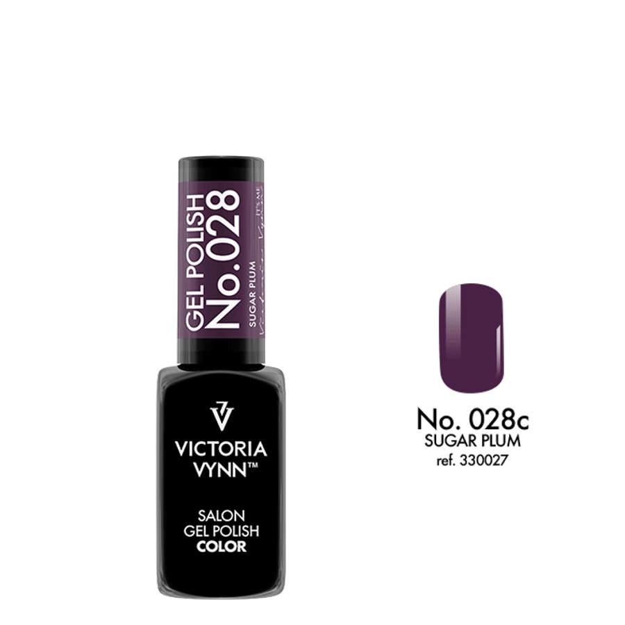 Victoria Vynn Gel Polish Color 028 Sugar Plum - product colour shown on a white background