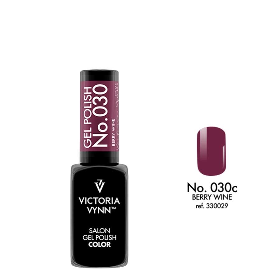 Victoria Vynn Gel Polish Color 030 Berry Wine - product colour shown on a white background