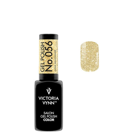 Victoria Vynn Gel Polish Color 056 Gold Millionaire - product colour shown on a white background