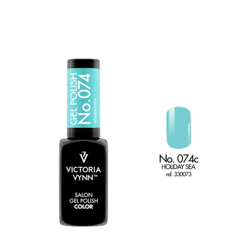 Victoria Vynn Gel Polish Color 074 Holiday Sea - product colour shown on a white background