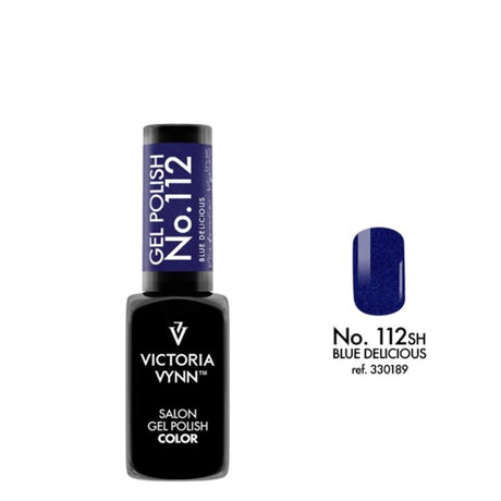 Victoria Vynn Gel Polish Color 112 Blue Delicious - product colour shown on a white background