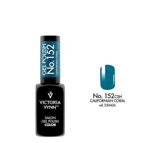 Victoria Vynn Gel Polish Color 152 California Coral (EXP 09/2026) - product colour shown on a white background