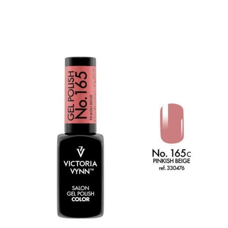 Victoria Vynn Gel Polish Color 165 Pinkish Beige - product colour shown on a white background