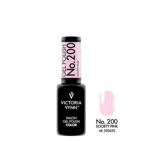 Victoria Vynn Gel Polish Color 200 Society Pink - product colour shown on a white background