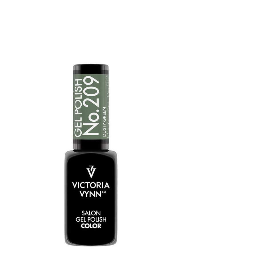 Victoria Vynn Gel Polish Color 209 Dusty Green - product colour shown on a white background