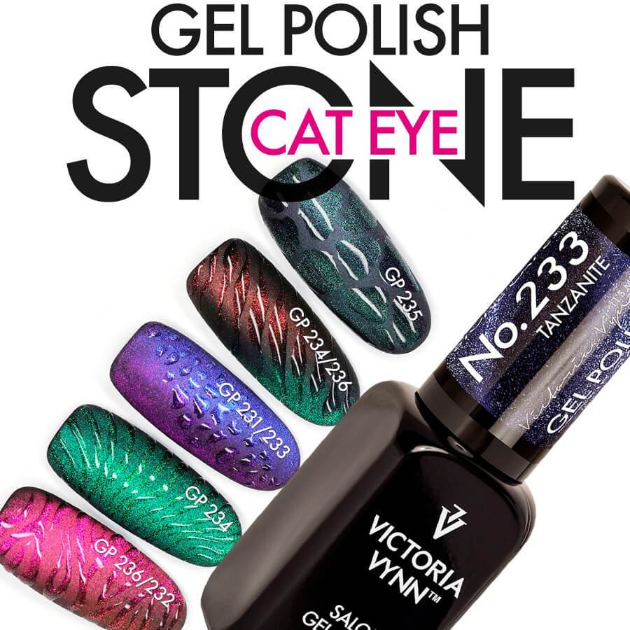 Victoria Vynn Gel Polish Color 231 Cat Eye Rubin - product colour shown on a white background