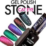 Victoria Vynn Gel Polish Color 231 Cat Eye Rubin - product colour shown on a white background