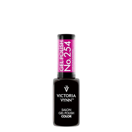 Victoria Vynn Gel Polish Color 254 Fabulous Fuchsia - product colour shown on a white background