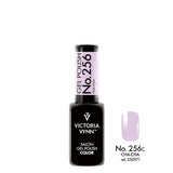 Victoria Vynn Gel Polish Color 256 Cha-Cha - product and colour sample arranged on a white background