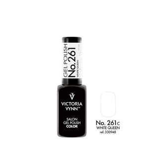 Victoria Vynn Gel Polish Color 261 White Queen - product colour shown on a white background