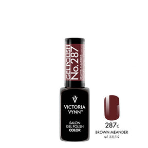 Victoria Vynn Gel Polish Color 287 Brown Meander - product colour shown on a white background