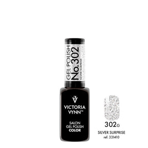 Victoria Vynn Gel Polish Color 302 Silver Suprise - product colour shown on a white background