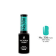 Victoria Vynn Gel Polish Color 306 Mint Izuku - product and colour sample arranged on a white background