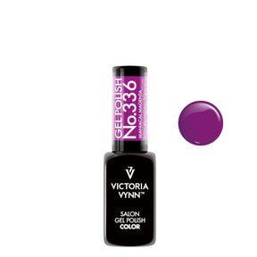 Victoria Vynn Gel Polish Color 336 Maniacal Magenta - product colour shown on a white background
