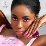 Victoria Vynn Gel Polish Color 336 Maniacal Magenta - colour shown on manicured nails