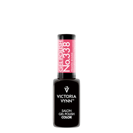 Victoria Vynn Gel Polish Color 338 Frantic Rouge - product colour shown on a white background
