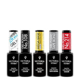 Victoria Vynn Gel Polish Mega Base 5 Pack Gift Set - isolated on a white background