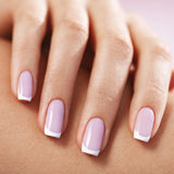 Victoria Vynn Gel Polish Mega Base Lily Pink - colour shown on manicured nails
