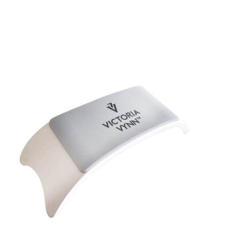 Victoria Vynn Hand Rest Manicure Holder - White - isolated on a white background