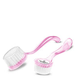 Victoria Vynn Manicure & Pedicure Brush - Pink - arranged with the included components on a white background