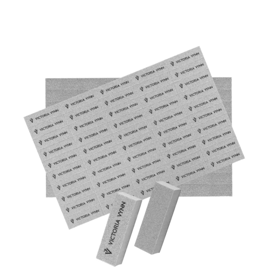 Victoria Vynn Mini Nail Buffer 100/180 Set 50pcs - isolated on a white background
