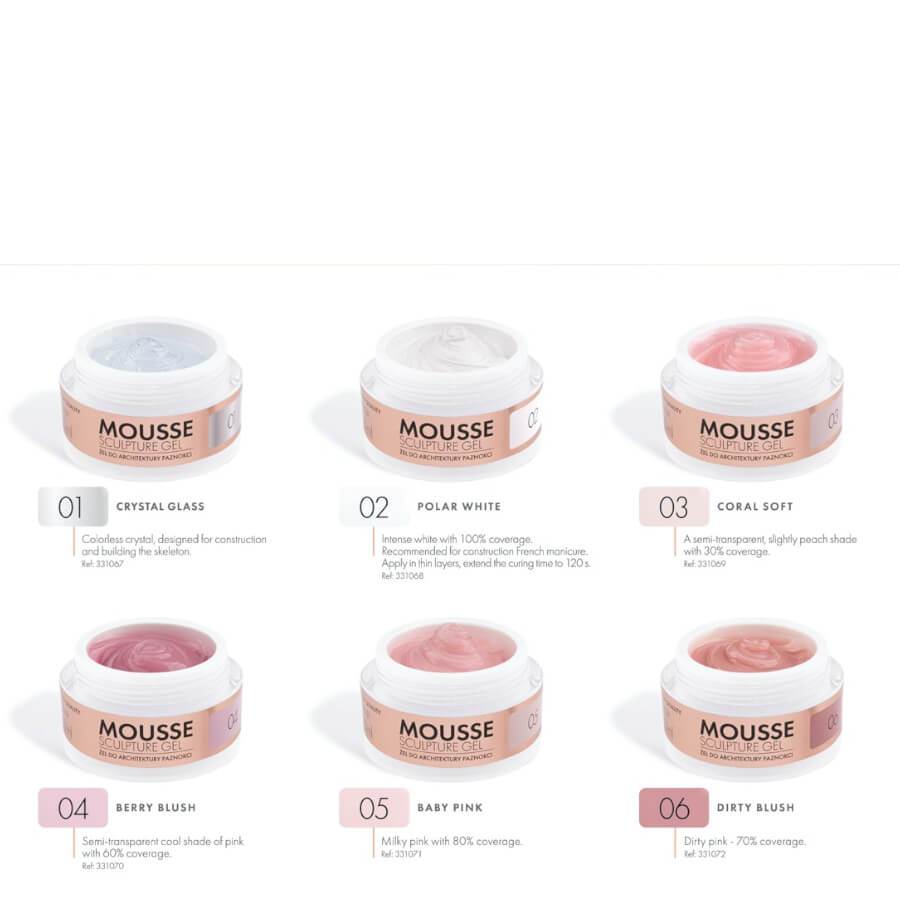 Victoria Vynn Mousse Sculpture Gel 04 Berry Blush - shade swatches shown beside the product