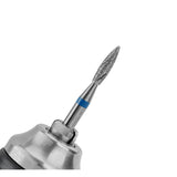 Victoria Vynn Nail Drill Bit Diamond Groove Flame 2.1mm - isolated on a white background