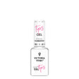 Victoria Vynn Professional Soft Gel Nail Tips Strong Bond - product and colour sample arranged on a white background