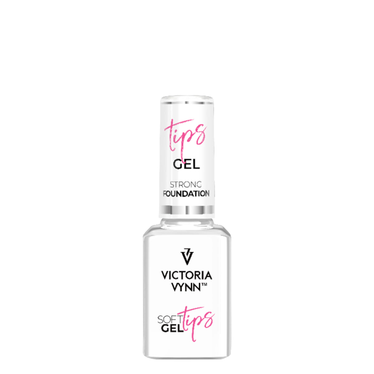 Victoria Vynn Professional Soft Gel Nail Tips Strong Bond - product and colour sample arranged on a white background