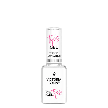 Victoria Vynn Professional Soft Gel Nail Tips Strong Bond - product and colour sample arranged on a white background