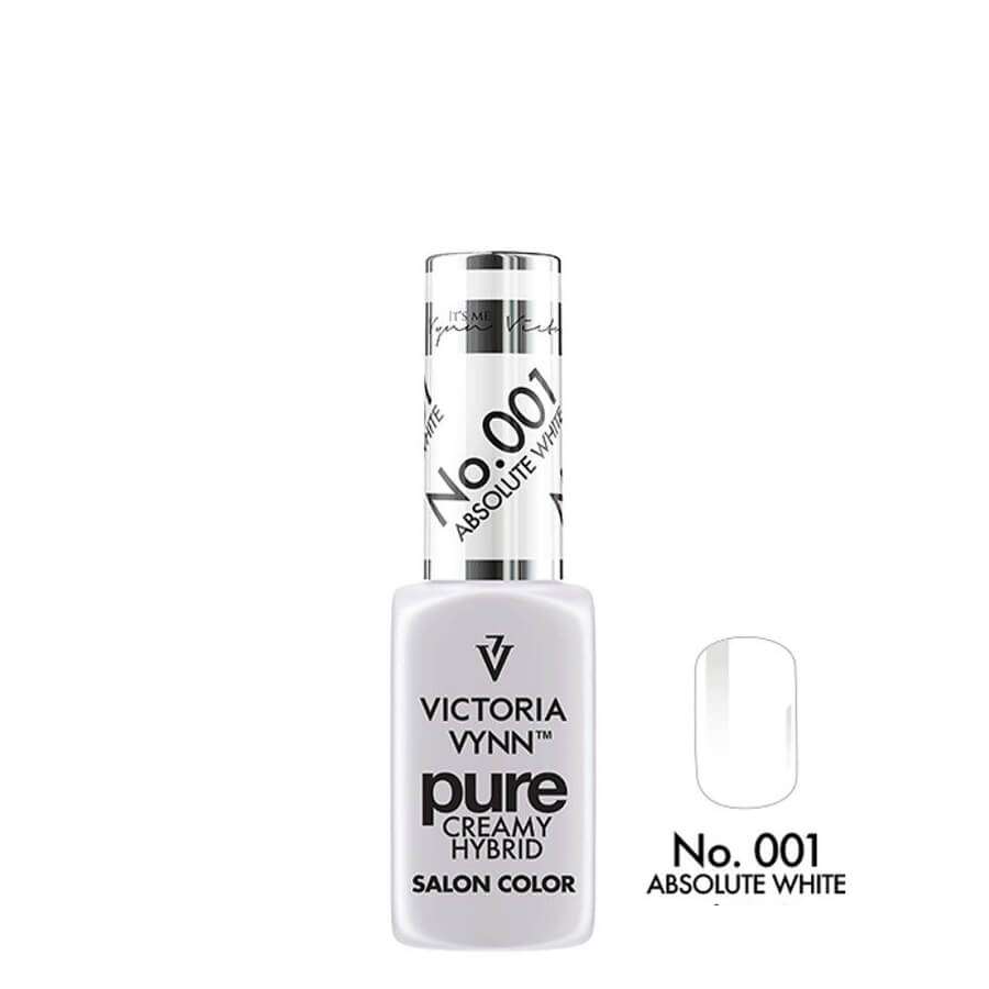 Victoria Vynn Pure Creamy Hybrid Gel 001 Absolute White - product colour shown on a white background