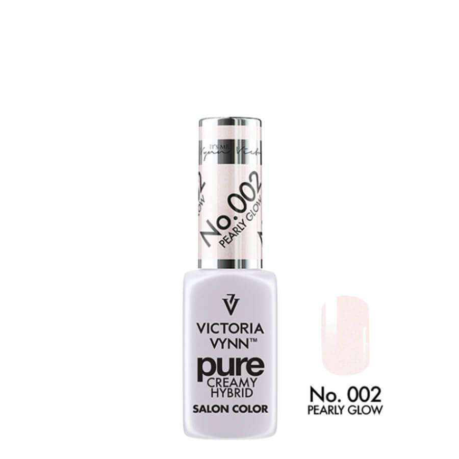 Victoria Vynn Pure Creamy Hybrid Gel 002 Pearly Glow - product colour shown on a white background